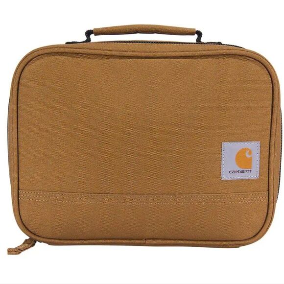 Carhartt Insulated 4 Can Lunch Cooler- Carhartt Brown - Picture 1 of 9